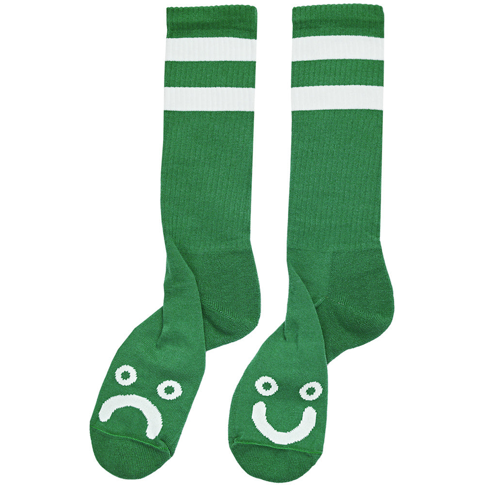 Polar Happy Sad socks green UK 6.5 - 8