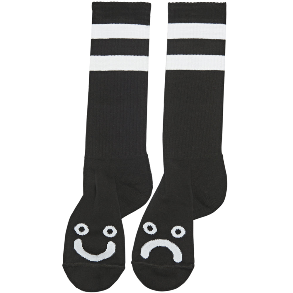 Polar Happy Sad Socks Long black