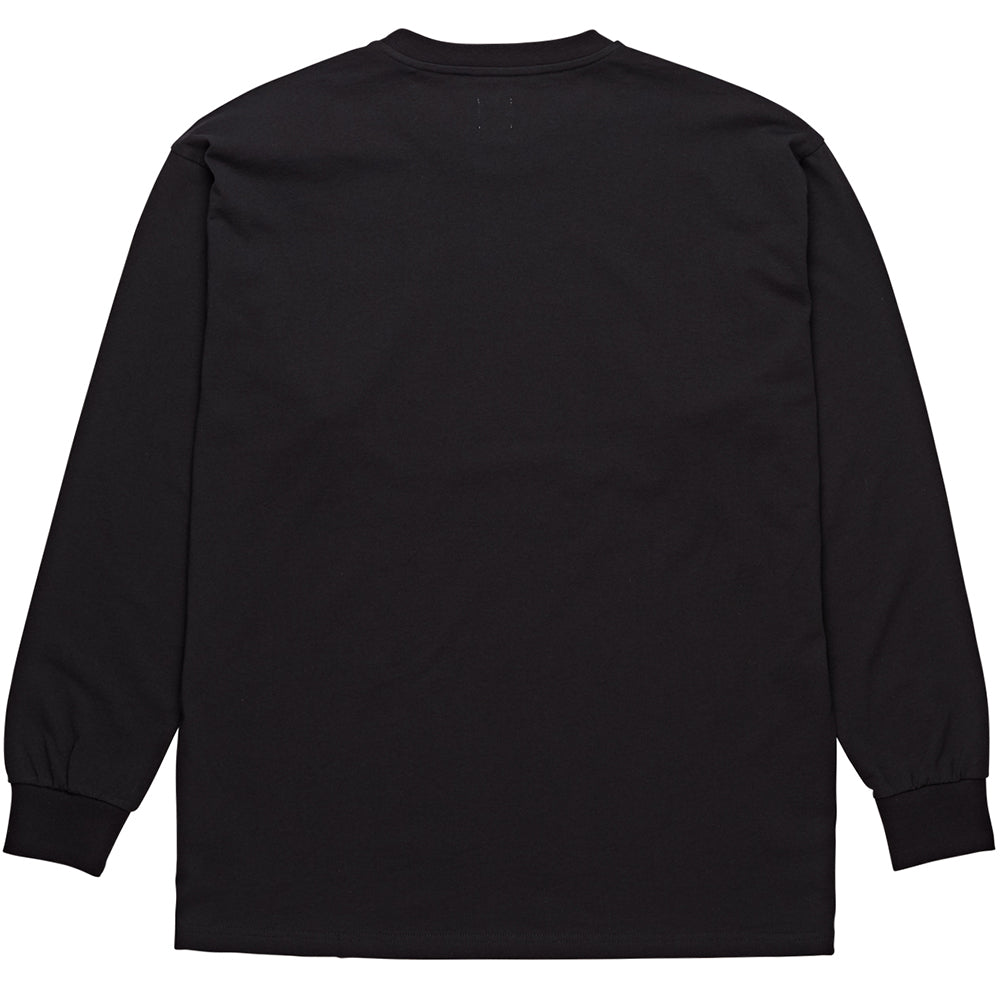 Polar Pocket long sleeve T shirt black
