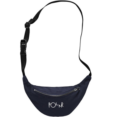 Polar Script Logo hip bag navy