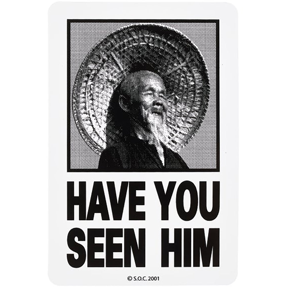 Powell Peralta Have You Seen Him Sticker black