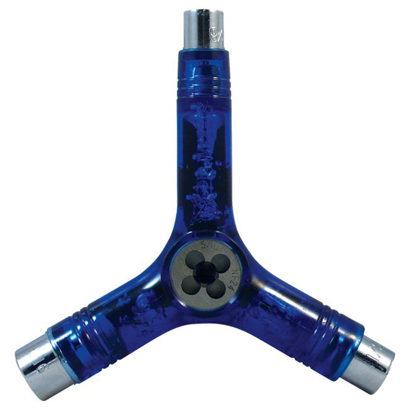Pig tri-socket transparent blue tool