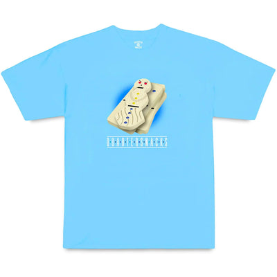 Quartersnacks Domino Tee light blue
