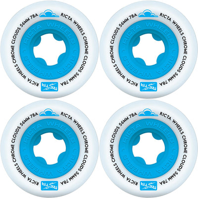 Ricta Chrome Clouds 78a blue wheels 56mm