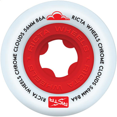 Ricta Chrome Clouds 86a red wheels 56mm