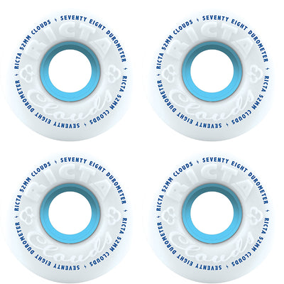 Ricta Clouds 78a white/blue Wheels 52mm