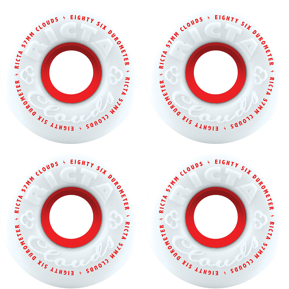 Ricta Clouds Red 86A Wheels 57mm