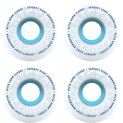 Ricta Clouds 78a white/blue wheels 60mm