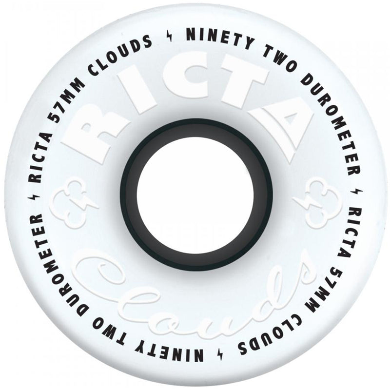 Ricta Clouds 92a white/black wheels 52mm