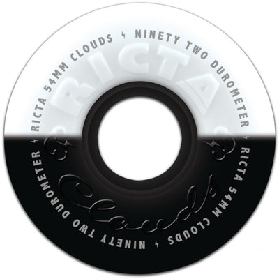 Ricta Clouds Duotones 54mm 92a black/white wheels