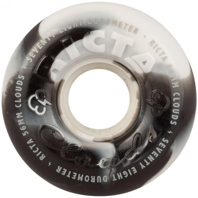 Ricta Clouds Swirl 78a black/white wheels 56mm