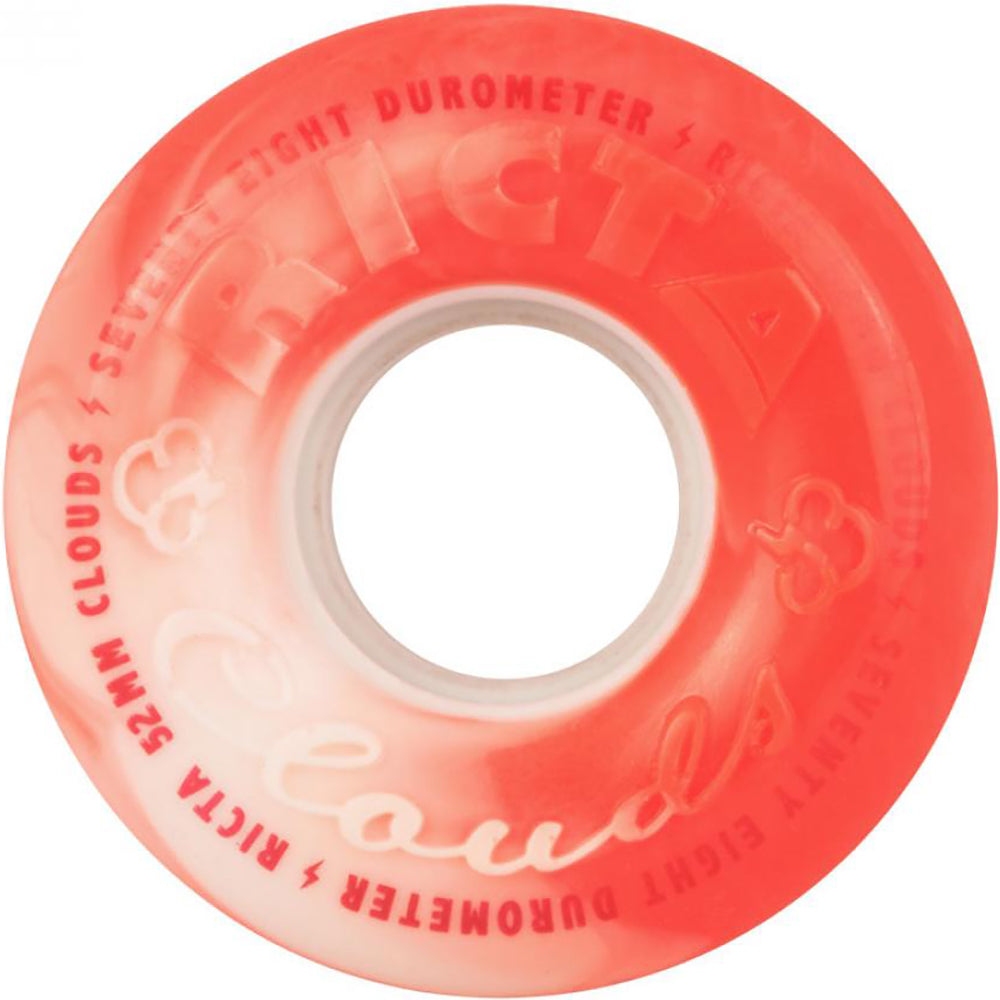 Ricta Clouds Swirl 78a red/white wheels 52mm
