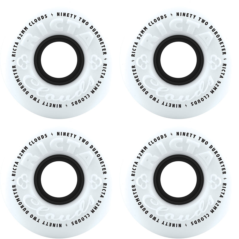 Ricta Clouds 92a white/black wheels 52mm