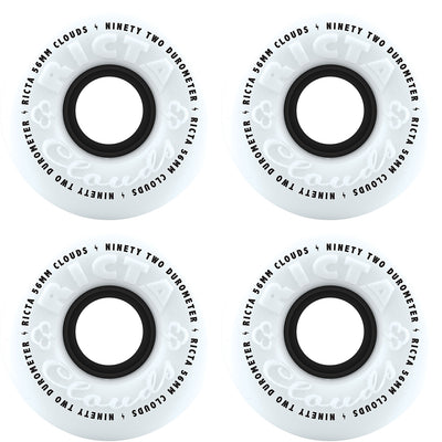 Ricta Clouds 92a white/black wheels 56mm