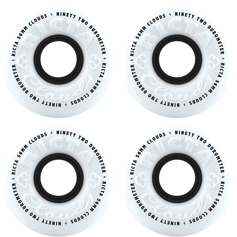 Ricta Clouds 92a white/black wheels 56mm