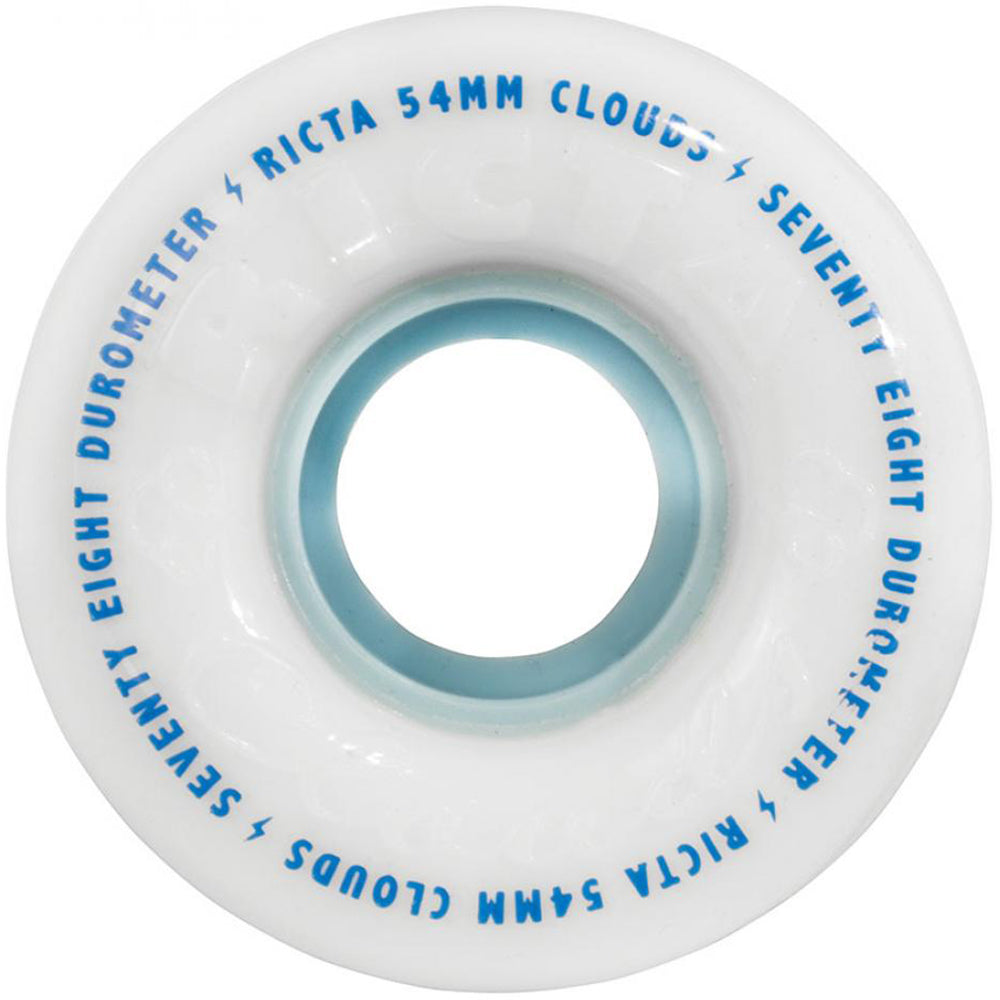 Ricta Clouds Blue 78a Skateboard Wheels 56mm