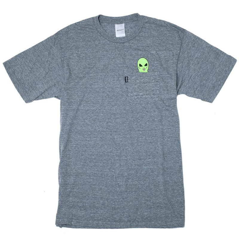 Ripndip Lord Alien pocket grey T shirt