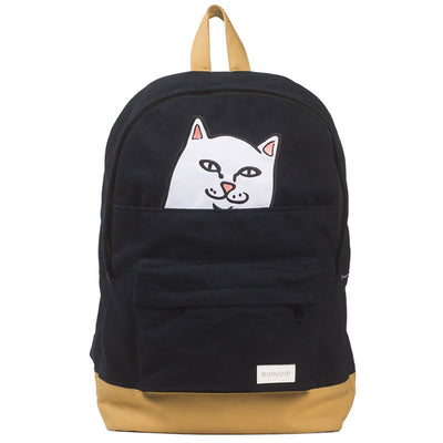 Ripndip Lord Nermal black backpack bag