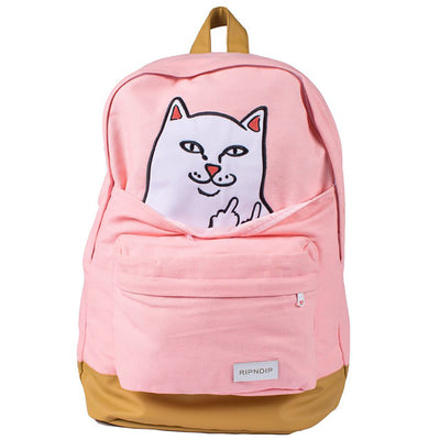 Ripndip Lord Nermal pink backpack bag