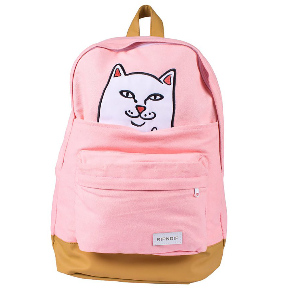 Ripndip Lord Nermal pink backpack bag