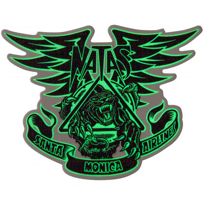 Santa Monica Airlines Natas Panther Glow Sticker