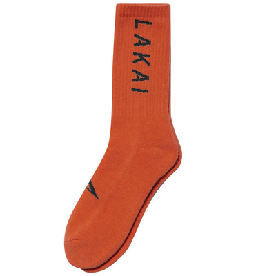 Lakai Simple Crew Socks muted red
