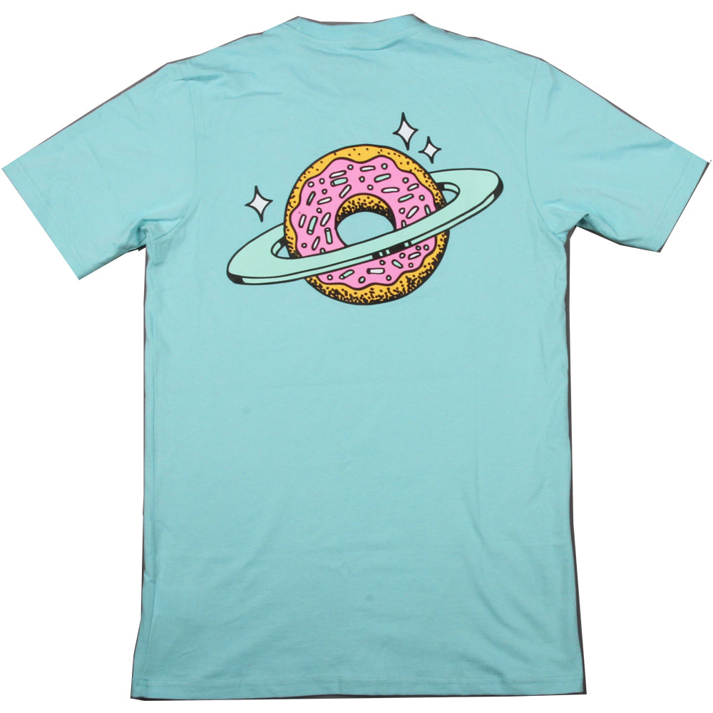 Skateboard Cafe Planet Donut aqua T shirt