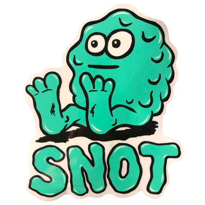 Snot Booger Logo Sticker