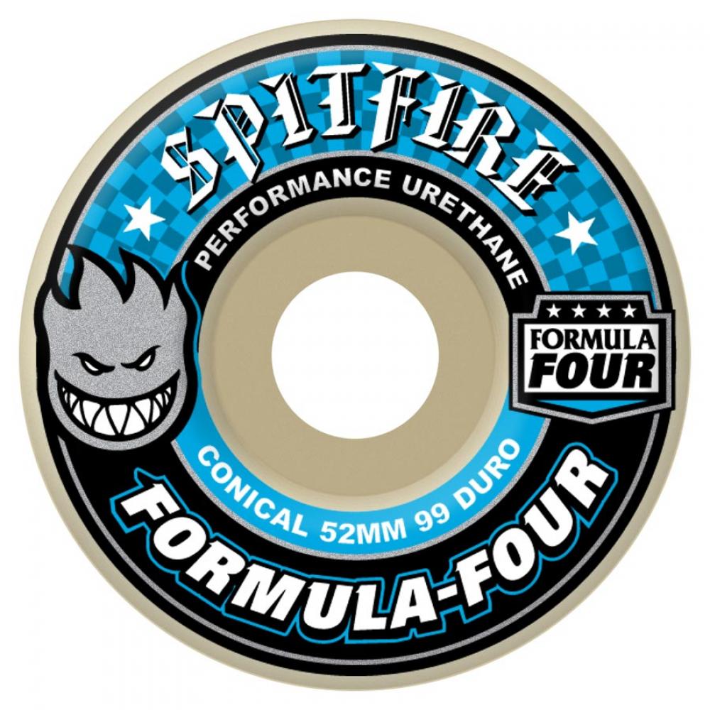 Spitfire Formula Four Conical 99 Duro 52mm wheels