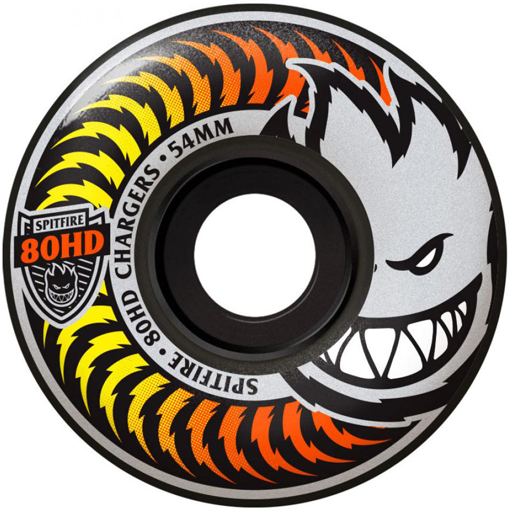 Spitfire Chargers Classic 80HD fade black Skateboard wheels 54mm