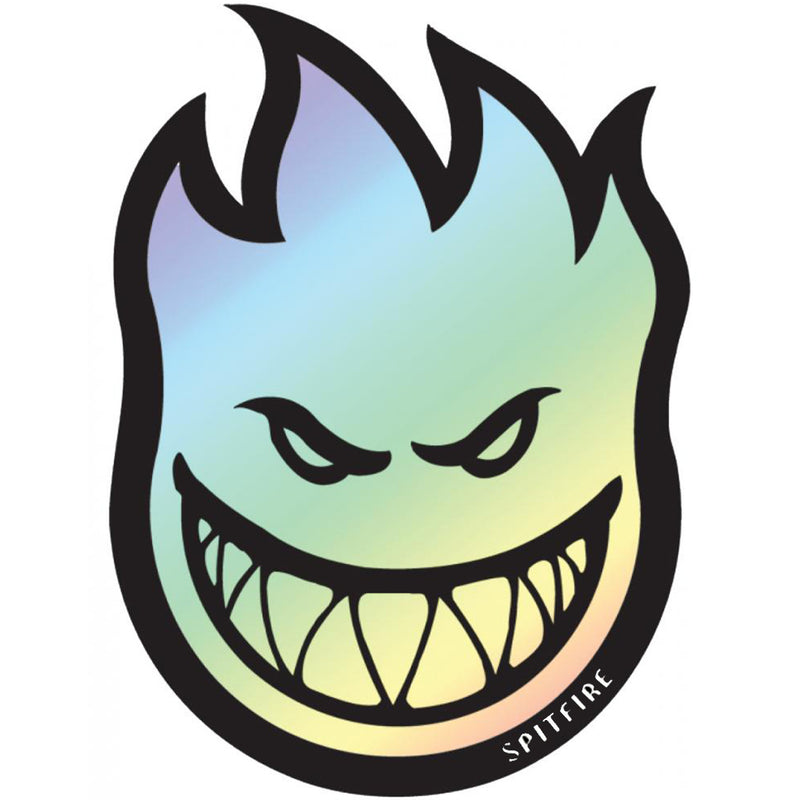 Spitfire Fireball Prism sticker chrome Medium