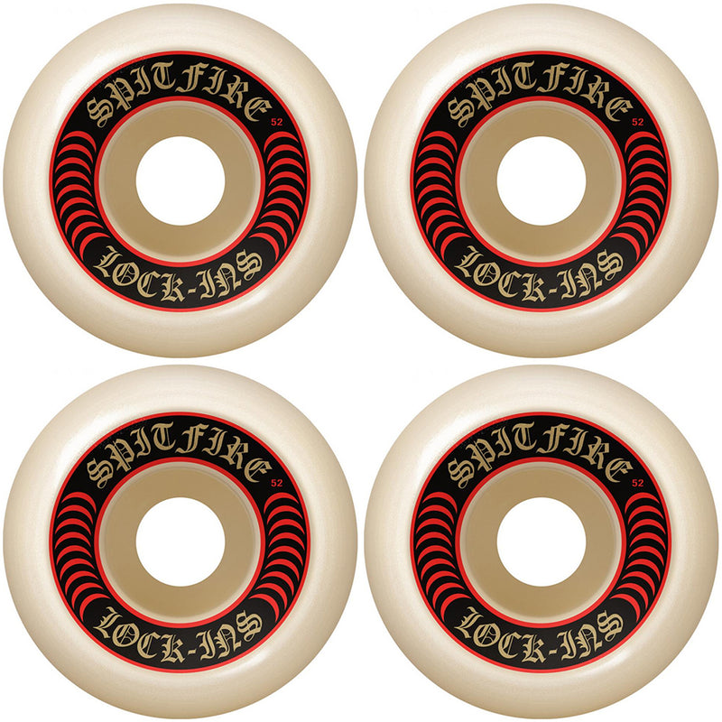 Spitfire Formula Four Lock Ins 101DU wheels 52mm