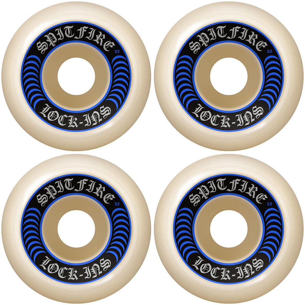 Spitfire Formula Four Lock Ins 99DU wheels 52mm