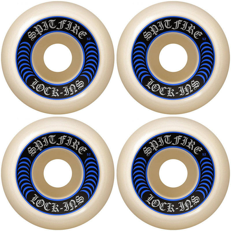 Spitfire Formula Four Lock Ins 99DU wheels 52mm