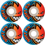 Spitfire 92DU Soft D's white 56mm soft wheels