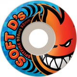 Spitfire 92DU Soft D's white 56mm soft wheels