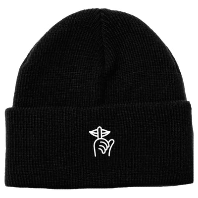 The Quiet Life Shhh beanie black