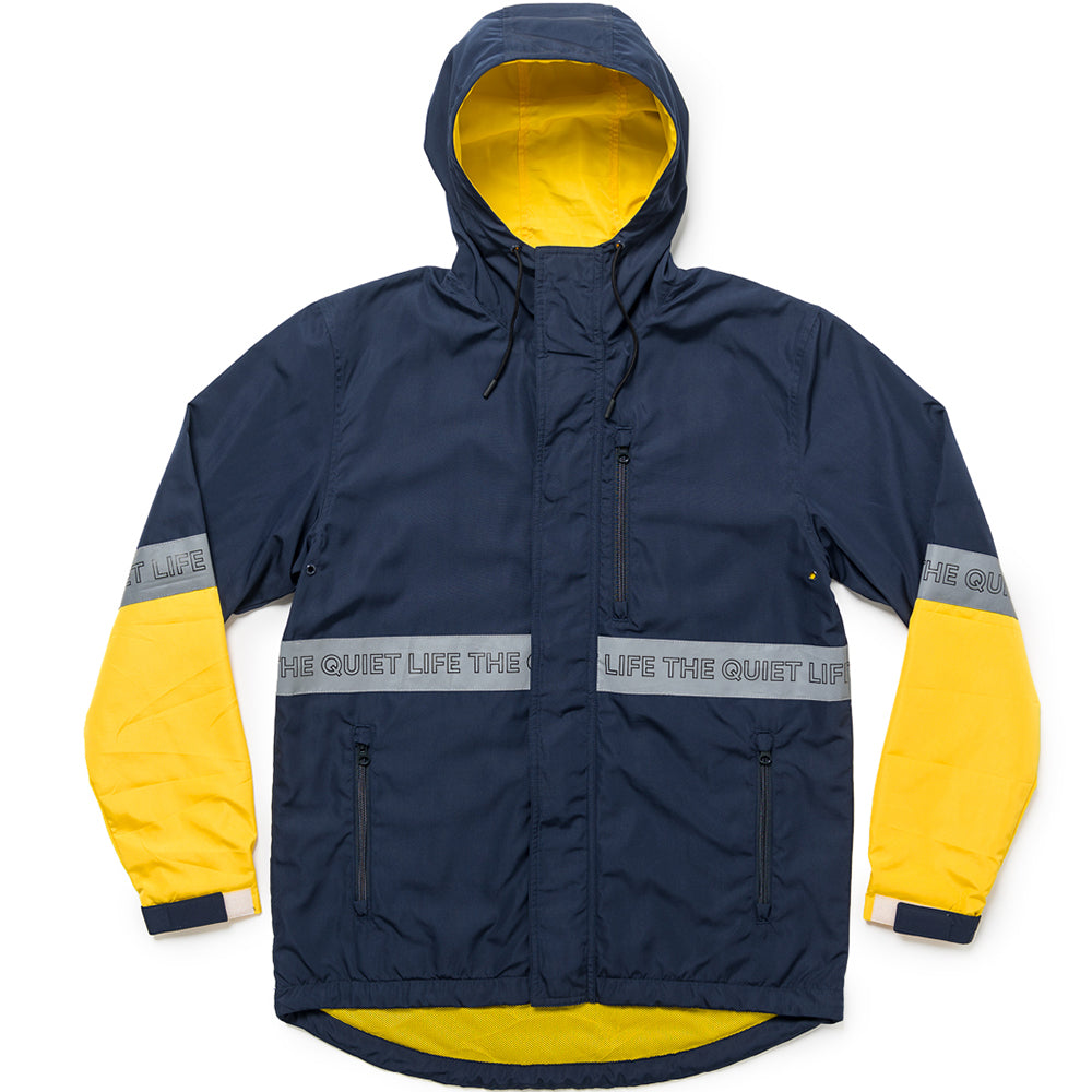 The Quiet Life Zee Windbreaker navy/yellow