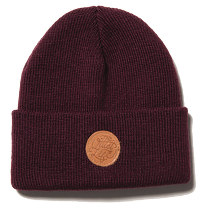 The Quiet Life Day Logo burgundy beanie