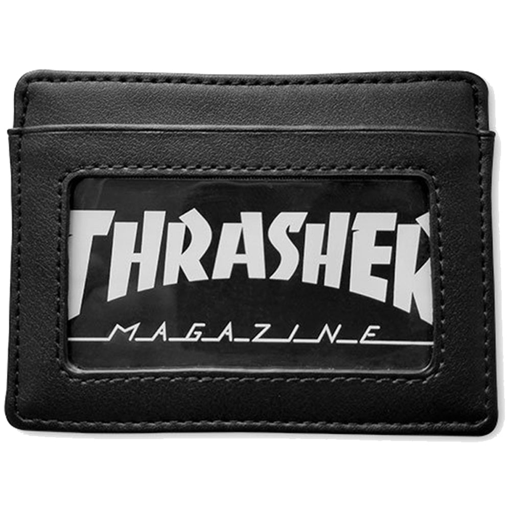 Thrasher Leather Card Wallet black