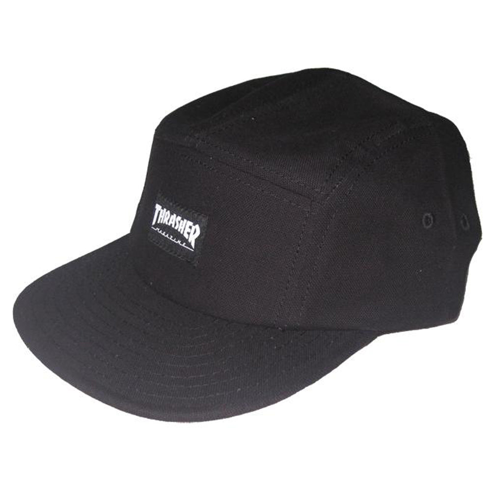 Thrasher 5 panel cap black