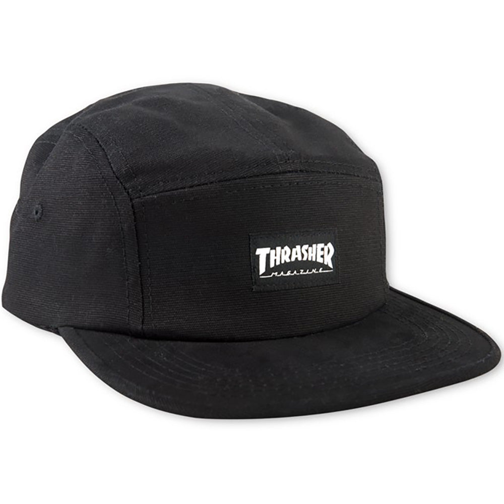 Thrasher 5 panel cap black