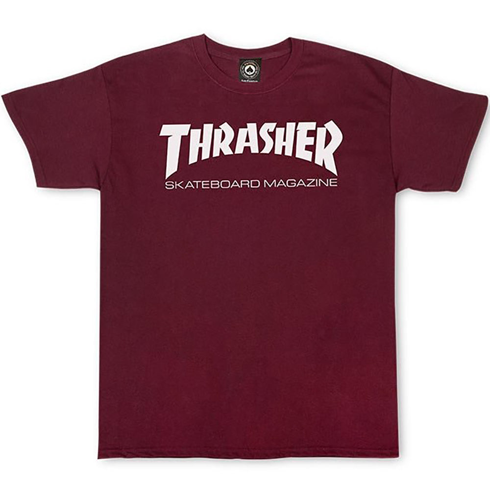 Thrasher Skate Mag T shirt maroon