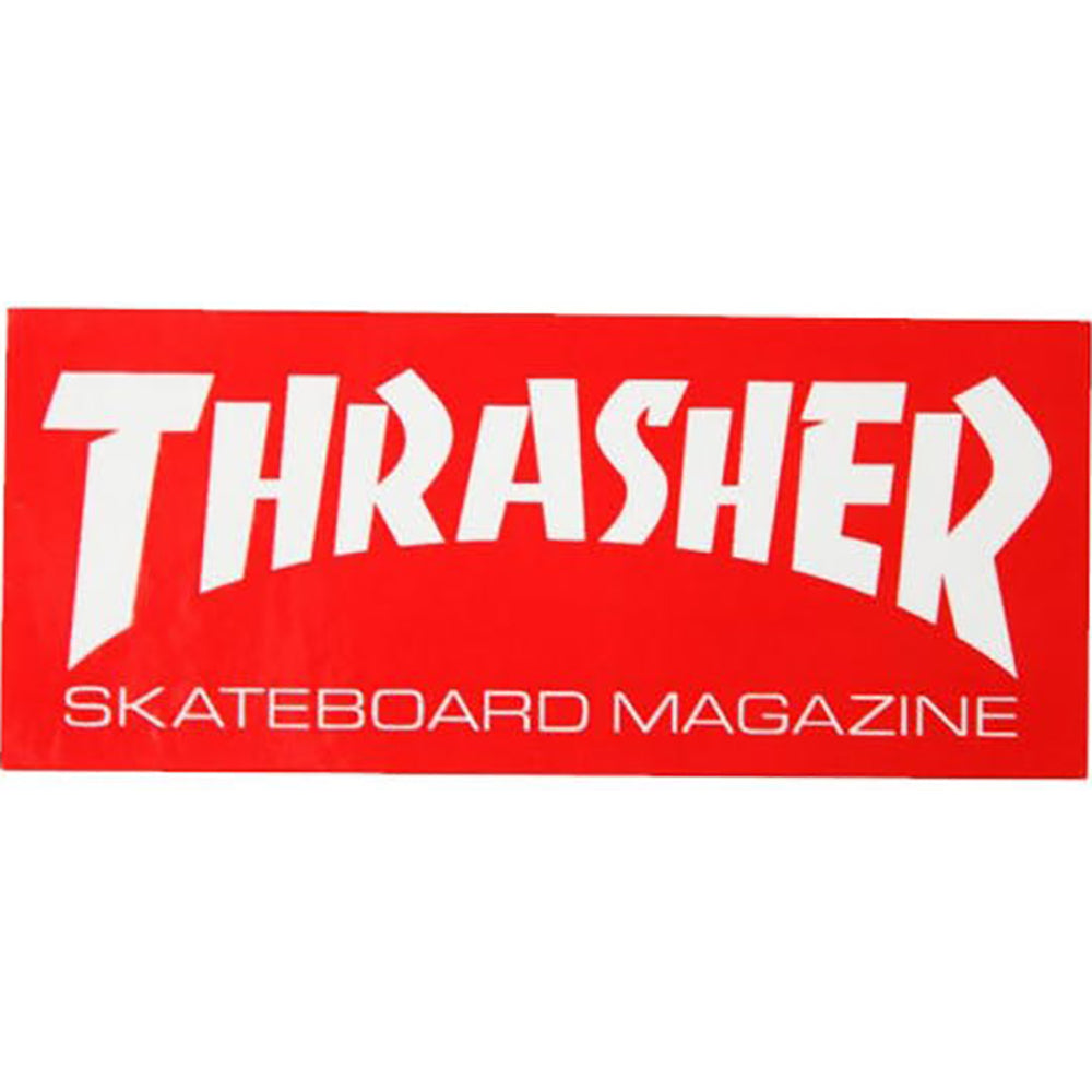 Thrasher Super Logo Sticker red