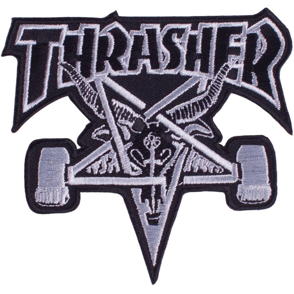 Thrasher Skategoat black/silver patch