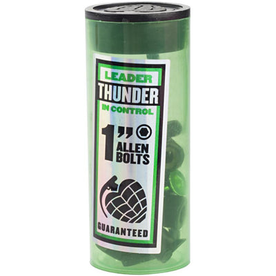 Thunder Black/Green allen bolts 1"