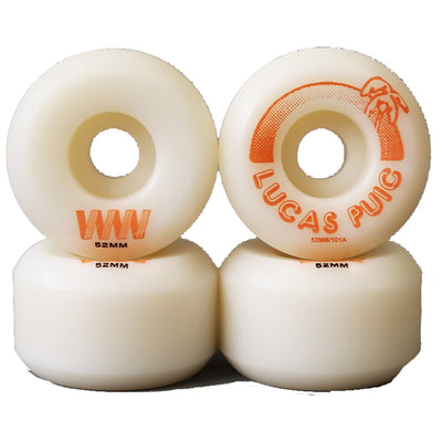 Wayward Lucas Puig Funnel Cut Orange Wheels 52mm