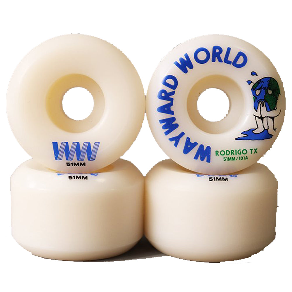 Wayward Rodrigo TX Funnel Cut Blue Skateboard Wheels 51mm