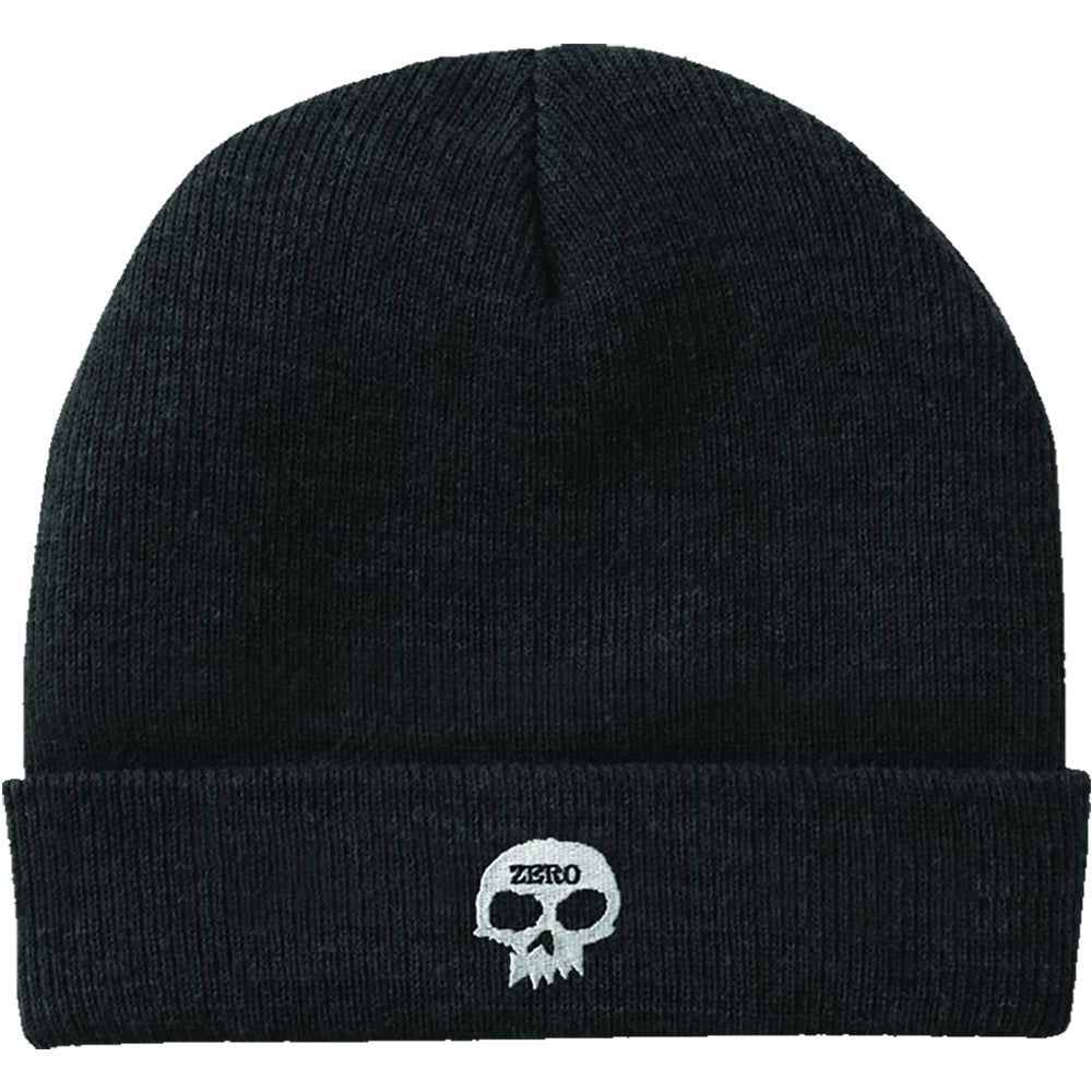 Zero Single Skull Beanie Black