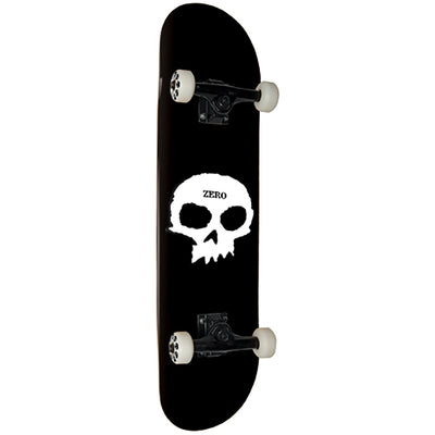 Zero Single Skull complete skateboard 8"